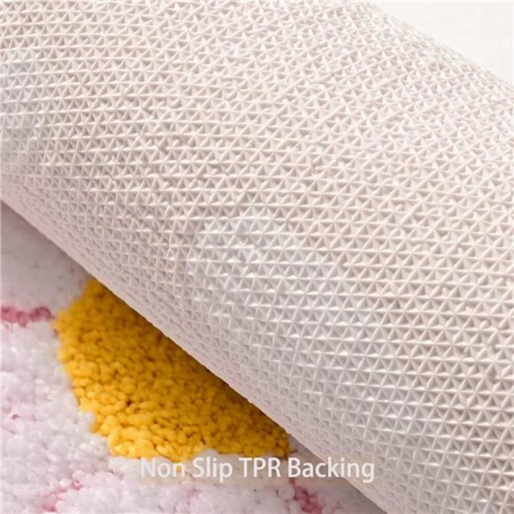 Cute Daisy Contour Bath Rug
